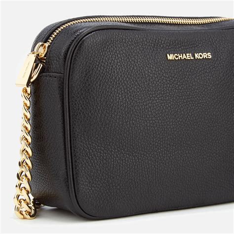 michael kors ginny medium camera bag blackgold